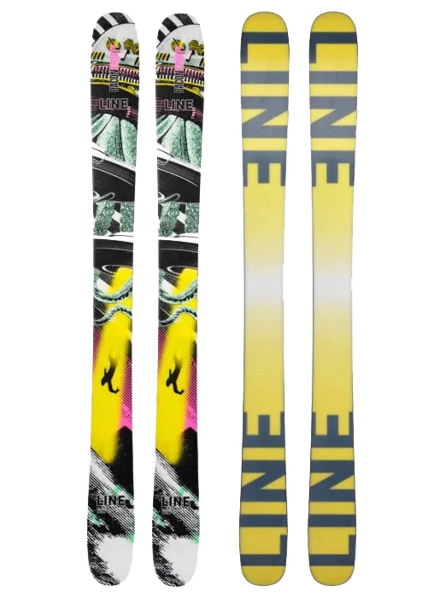 2025 Line Sir Francis Bacon Shorty Skis - SOLNIX 2025 Line Sir Francis Bacon Shorty Skis - SOLNIX