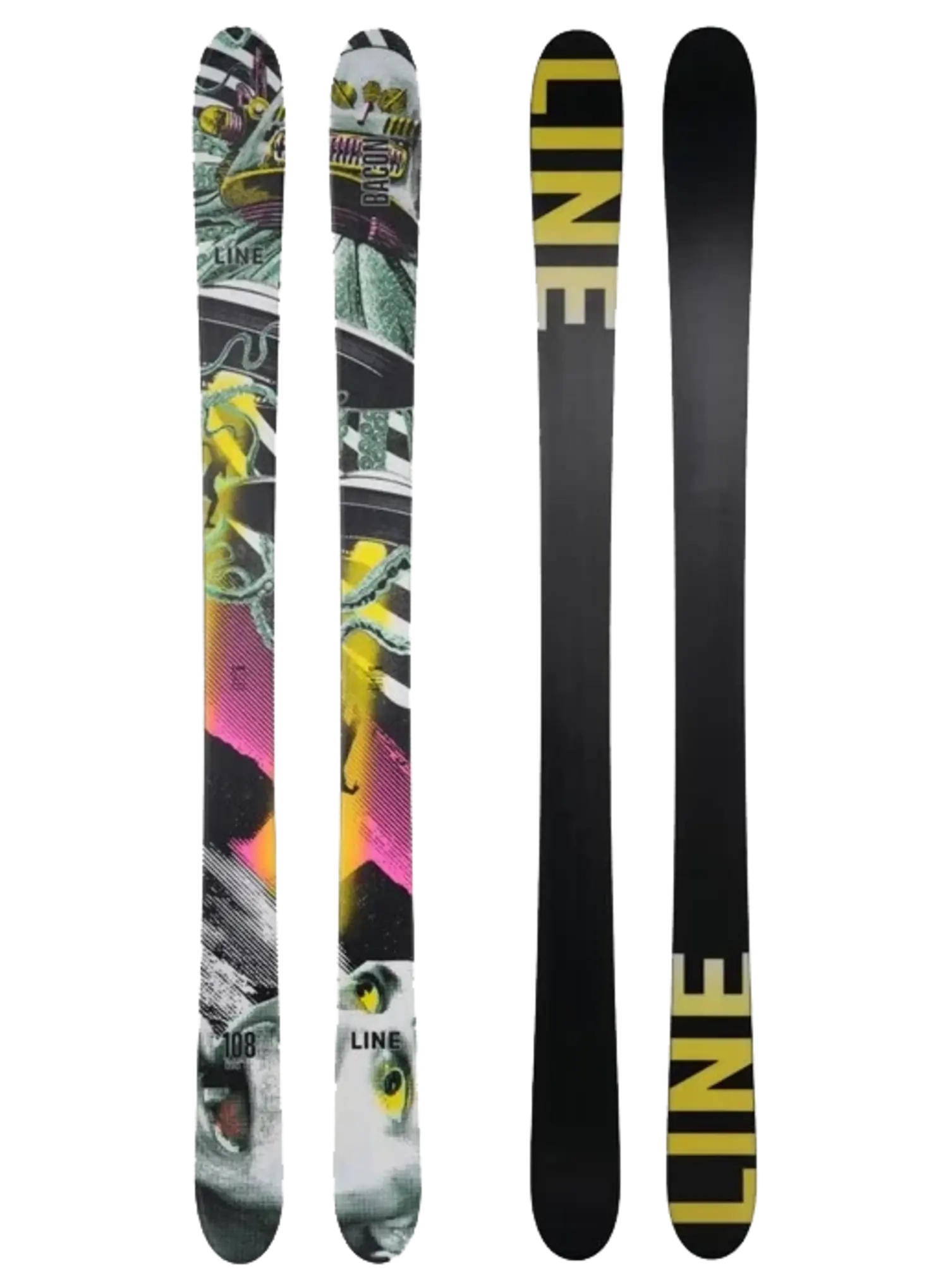 2025 Line Bacon 108 Skis - SOLNIX