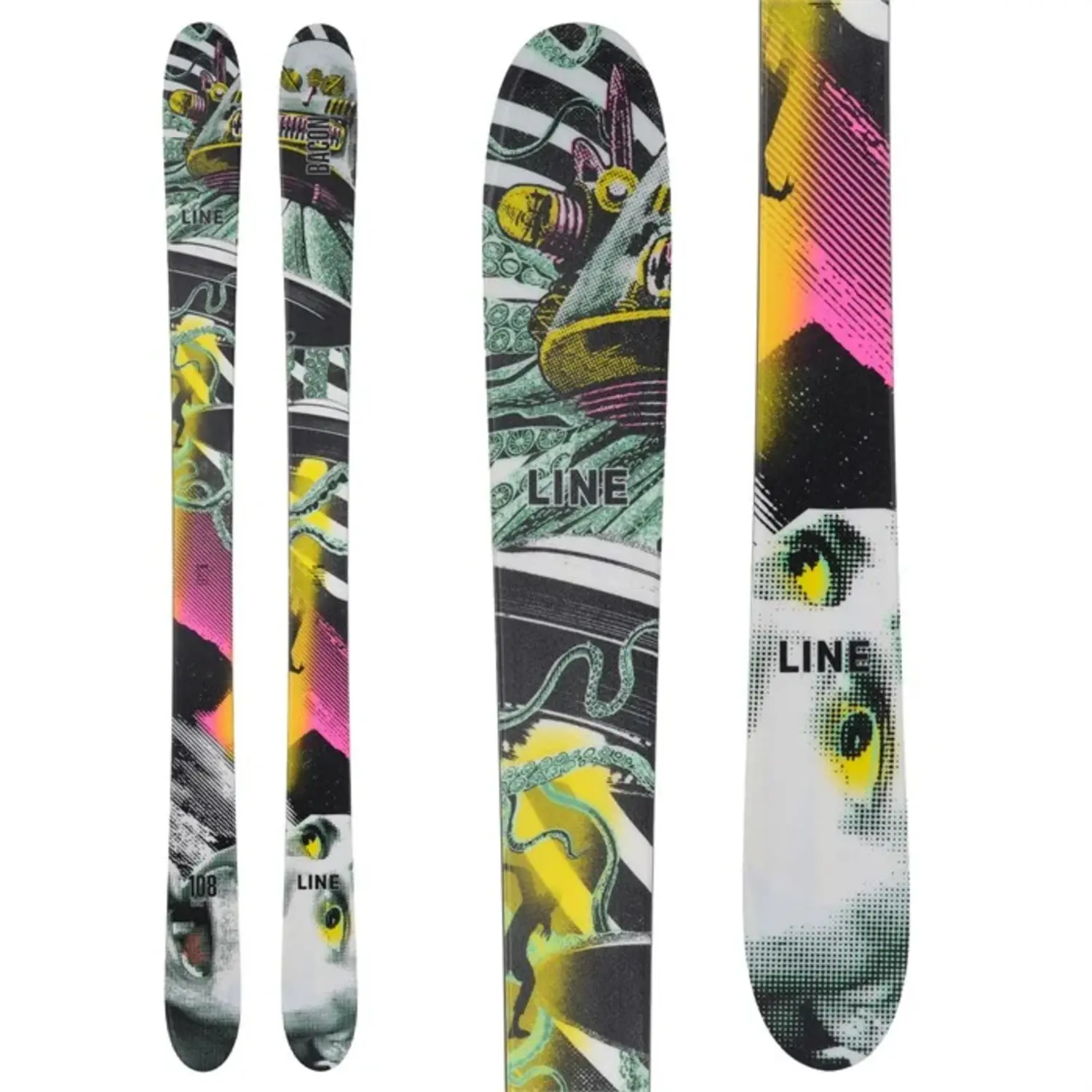 2025 Line Bacon 108 Skis - SOLNIX