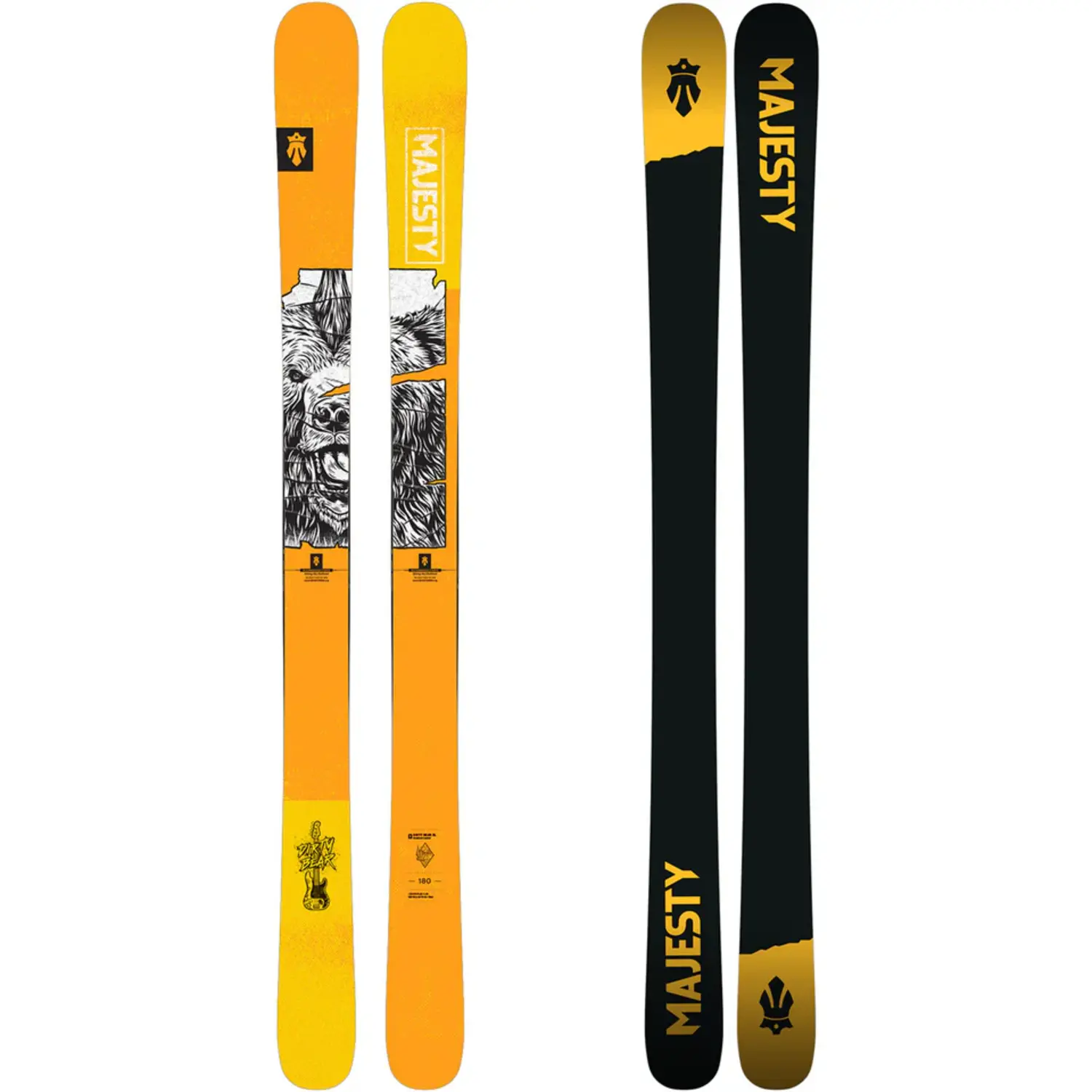 2025 Majesty Dirty Bear XL Skis - SOLNIX
