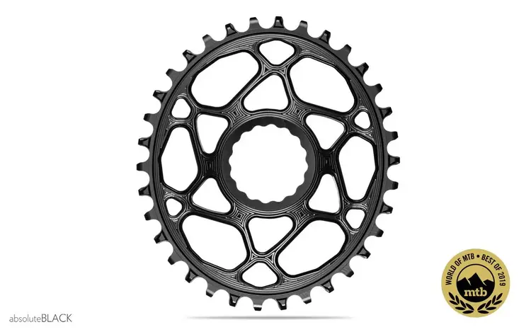 Absolute Black absoluteBLACK OVAL non Boost Cinch chainring for RaceFace 6mm Black 32t
