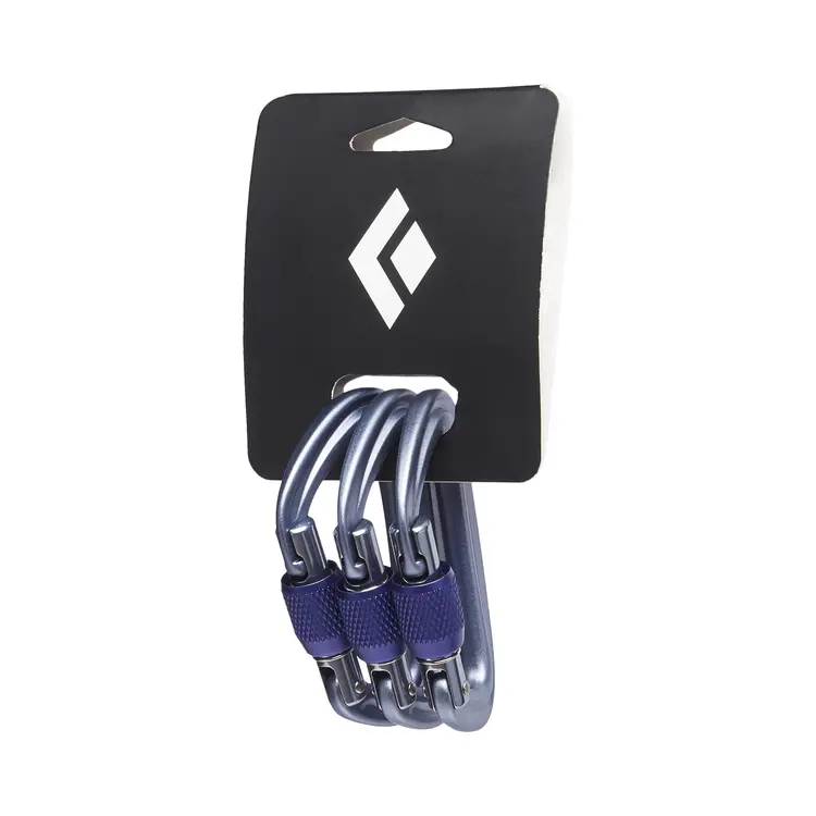 Black Diamond Black Diamond Liteforge Screwgate Carabiner 3 Pack