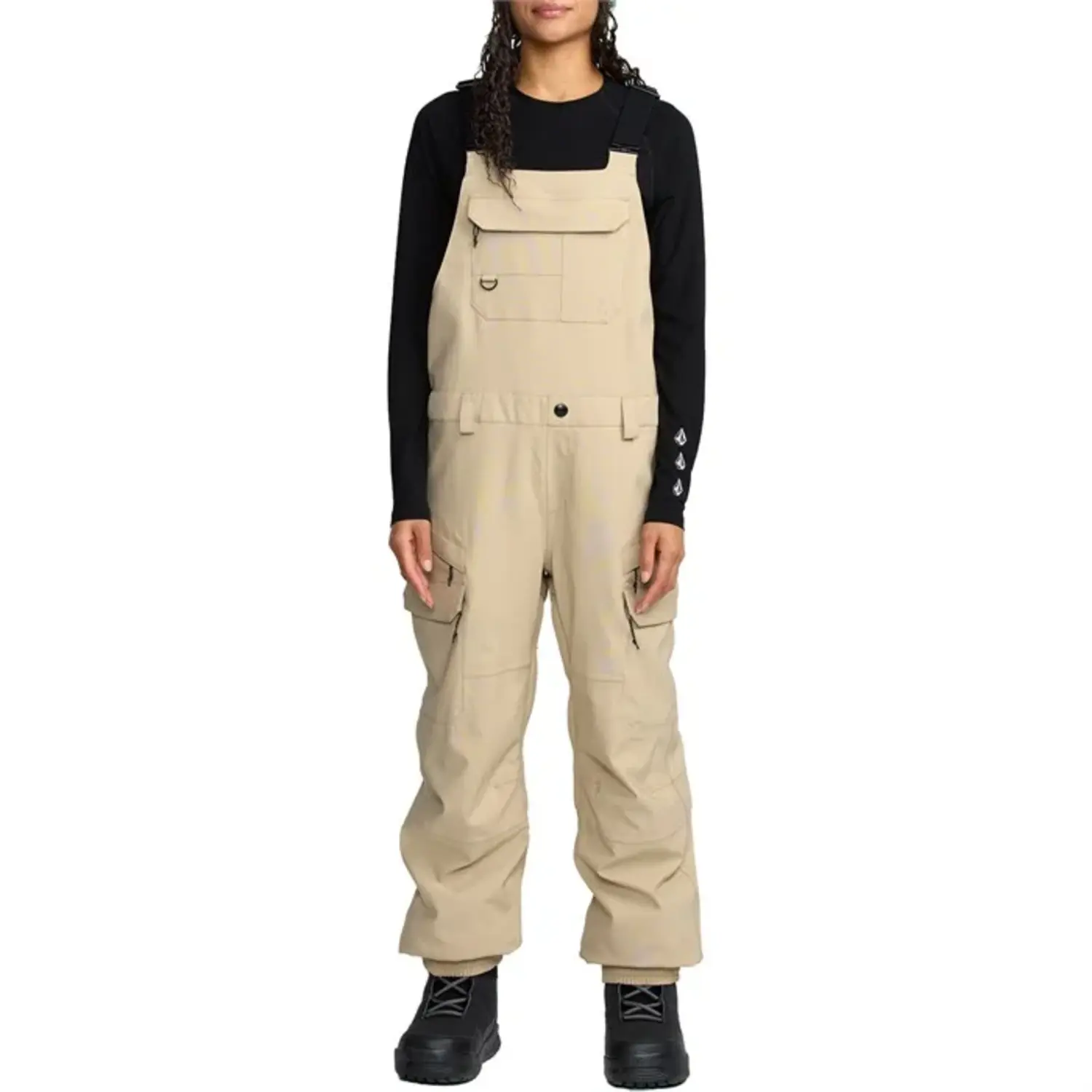 2026 Volcom Creston 3D Stretch Bib Overalls - Women's - SOLNIX