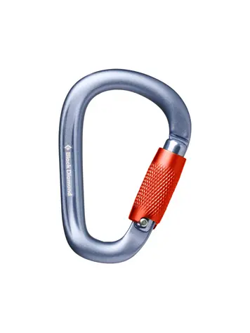 Black Diamond Black Diamond - PEARLOCK TWISTLOCK CARABINER - Gray