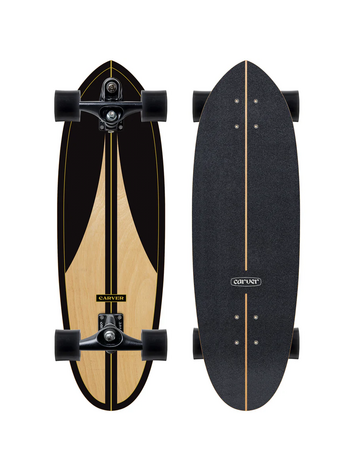 Carver Carver C7 Coal Satin 32.5" Black Label Surfskate Complete (V5)