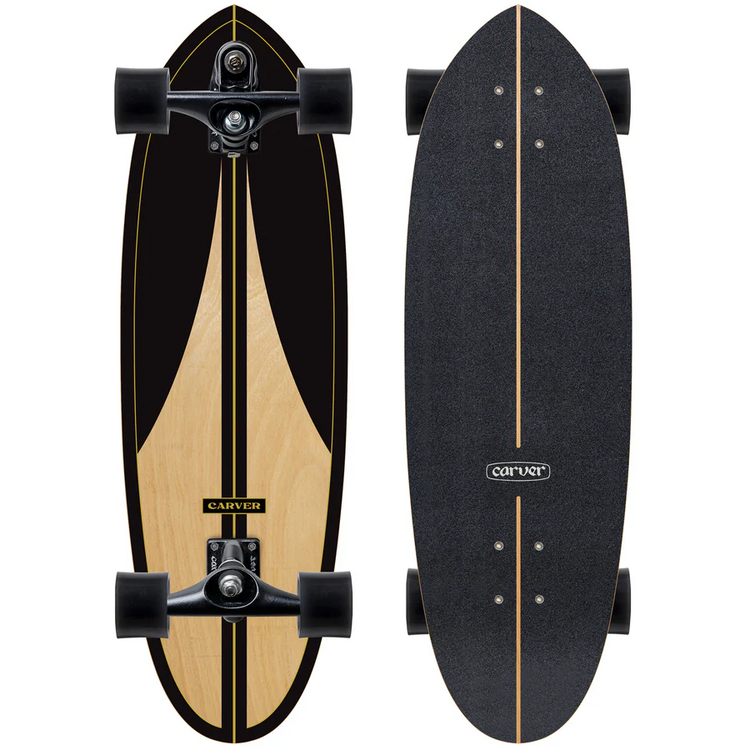 Carver Carver C7 Coal Satin 32.5" Black Label Surfskate Complete (V5)