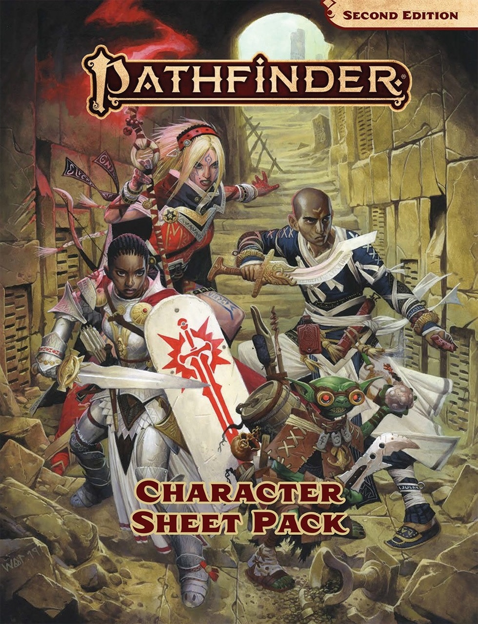 Pathfinder Second Edition Character Sheet Pack Woodburn Games
