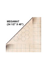Double-Sided Megamat With 1 Inch Squares/Hexes