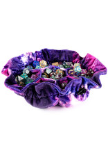 Velvet Compartment Dice Bag with Pockets