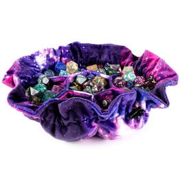 Velvet Compartment Dice Bag with Pockets