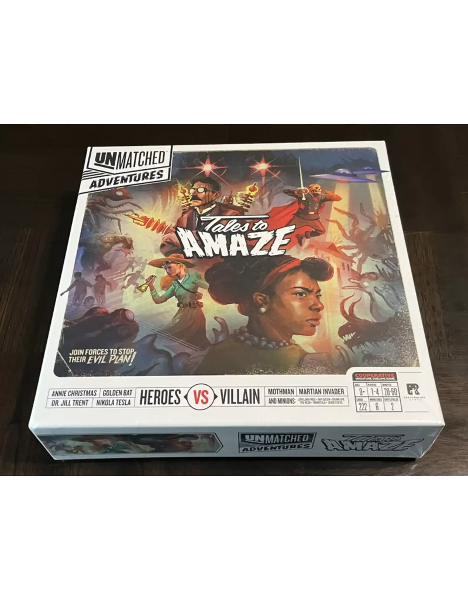 Restoration Games Unmatched Adventures:  Tales to Amaze