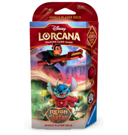 Disney Lorcana: Reign of Jafar: Starter Deck: Ruby & Steel