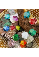 d20 Birthstone Enamel Pin