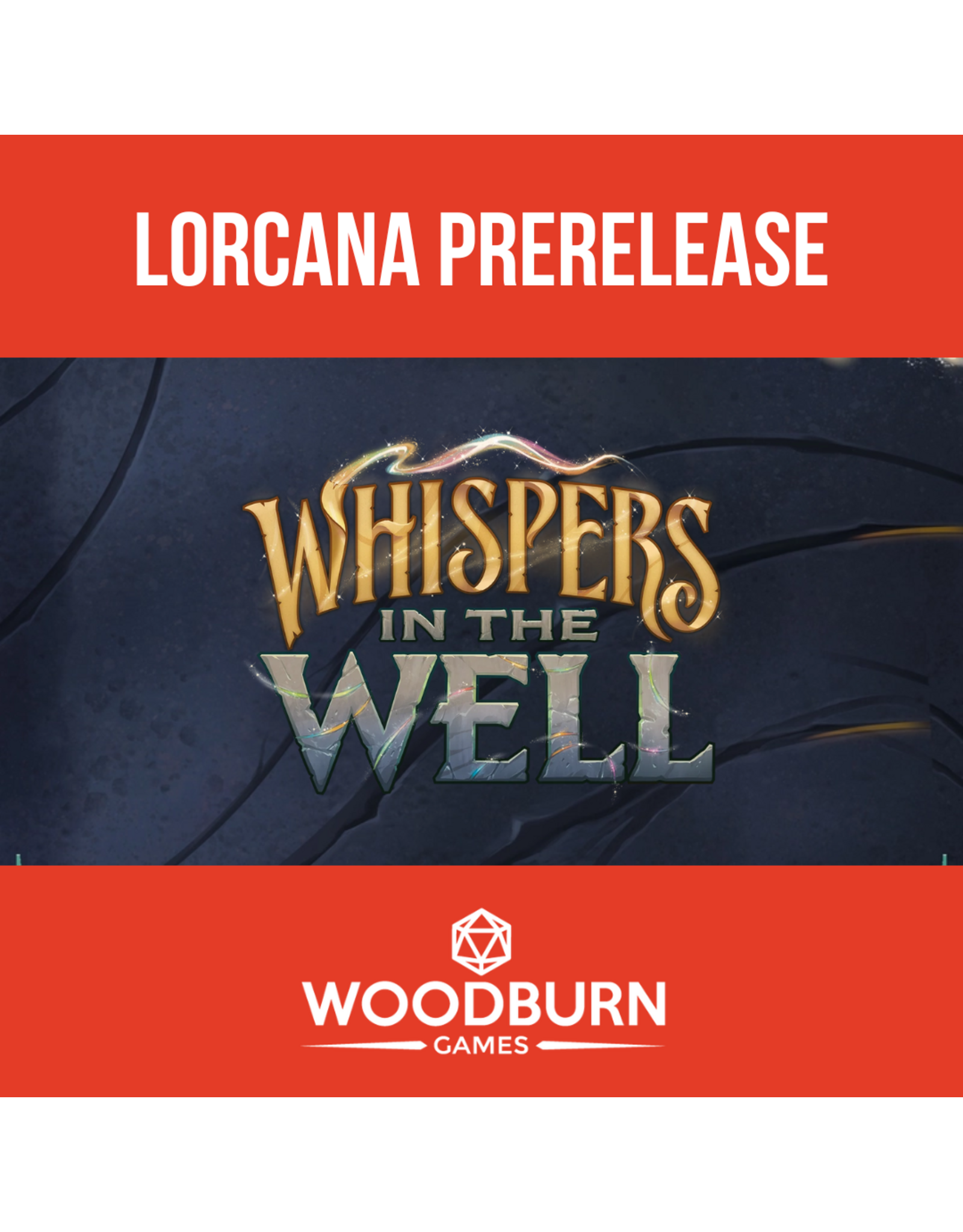 Disney Lorcana: Whispers in the Well Prerelease Events