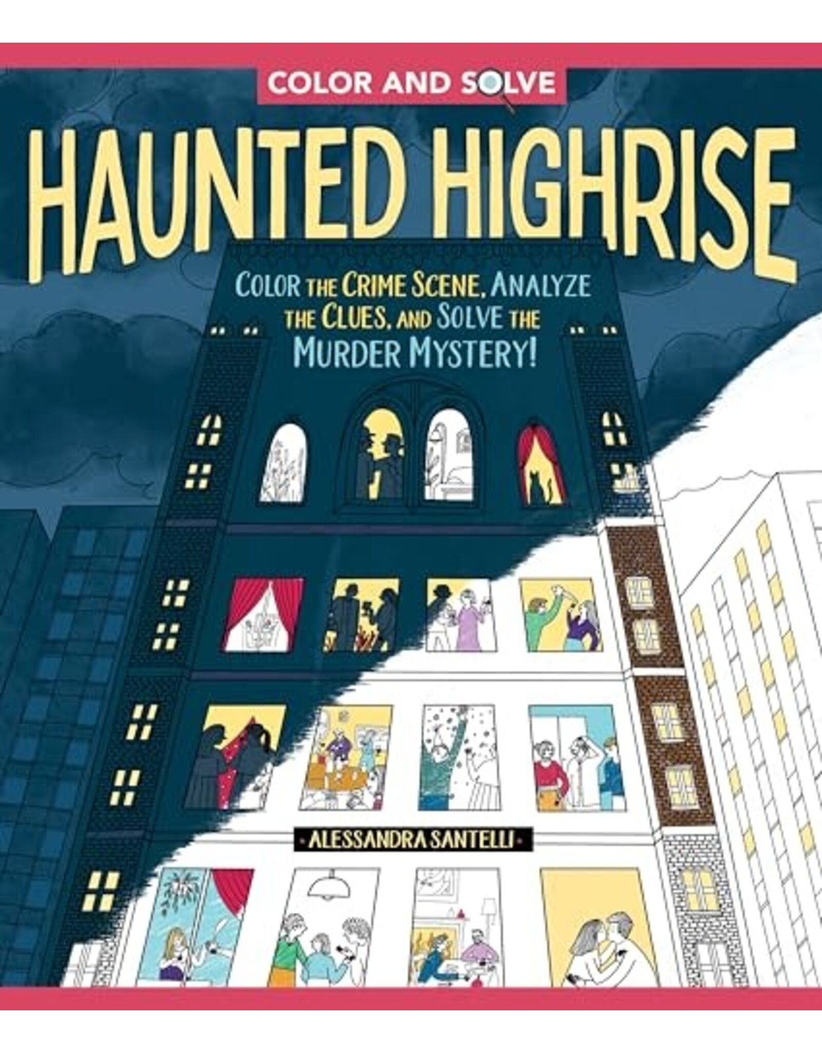 Macmillan Publishers Color and Solve: Haunted Highrise