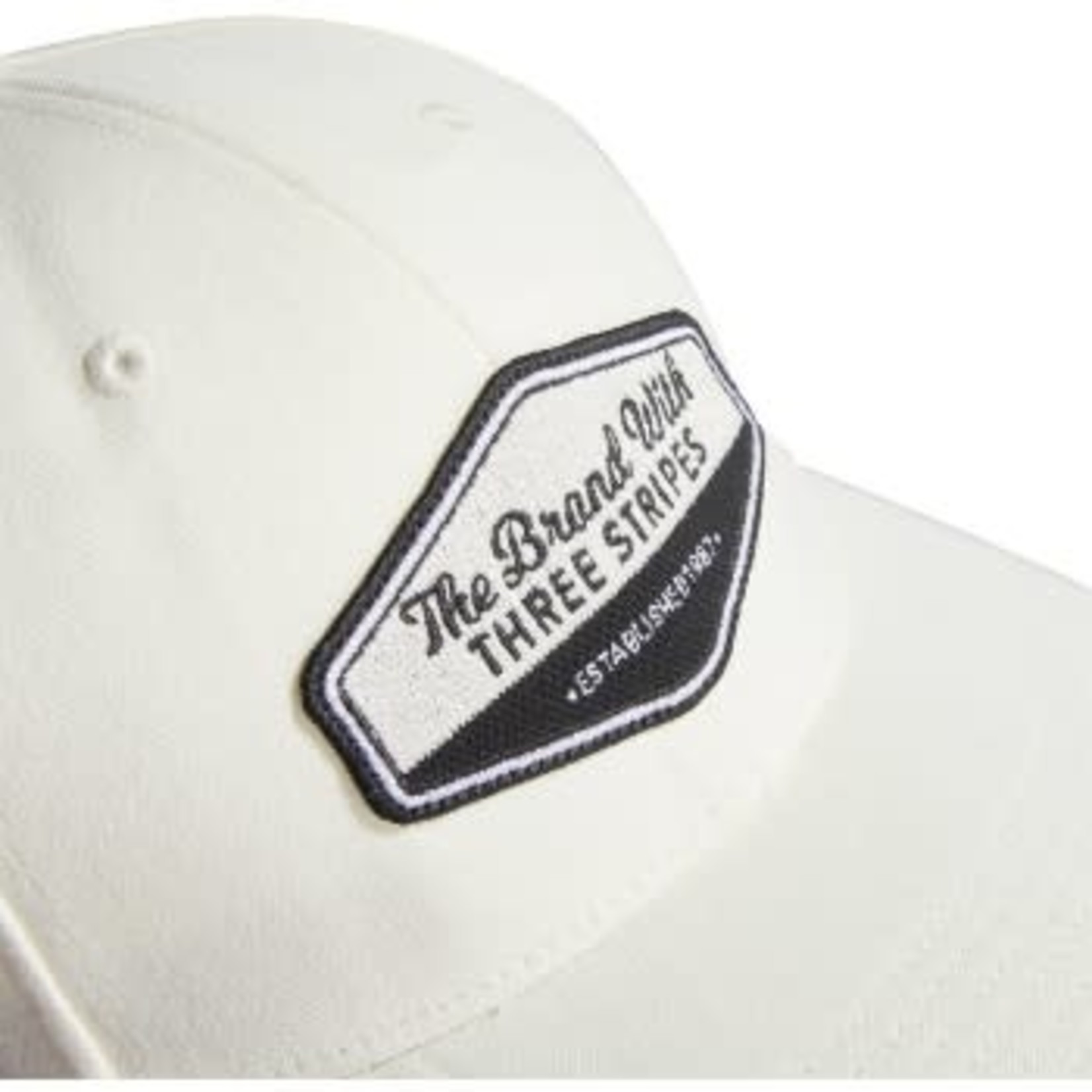 adidas the brand with the 3 stripes hat