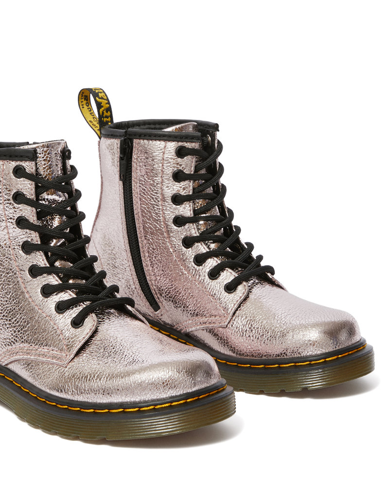 metallic pink doc martens