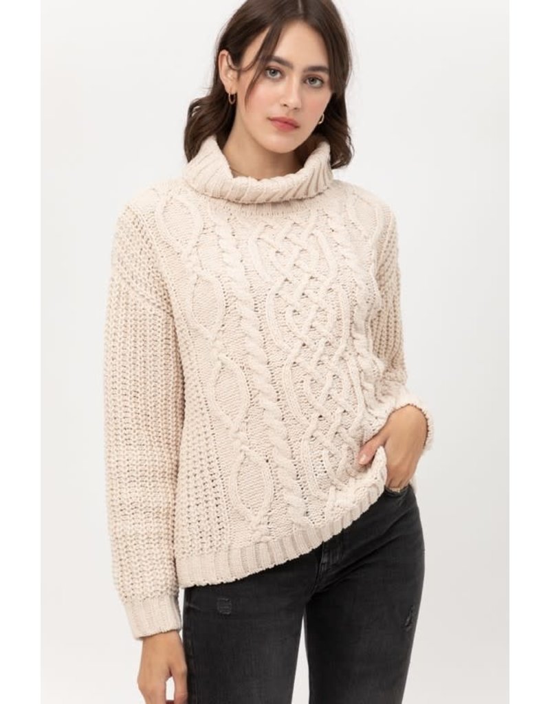 love tree chenille sweater