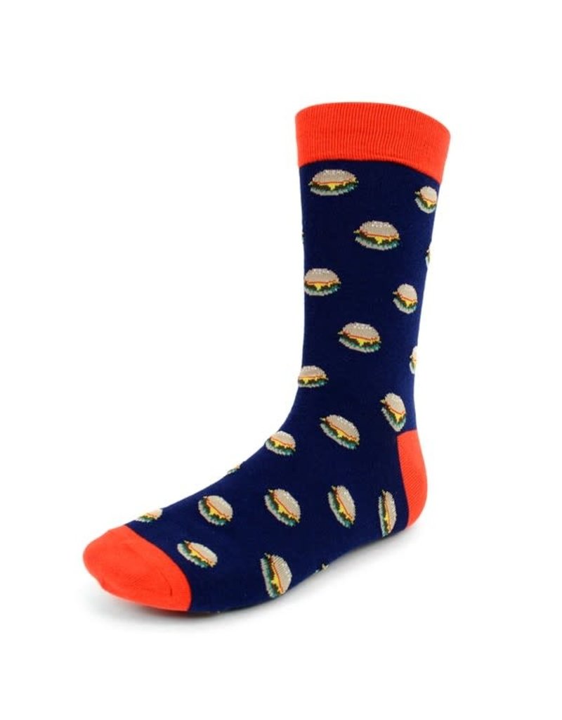 Selini Selini Men's Novelty Socks Hamburger