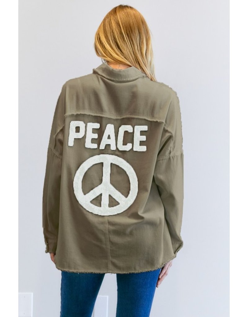 Davi & Dani Davi & Dani Statement Peace Jacket