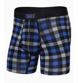 Saxx Vibe Boxer Brief Flannel Check