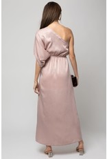 Gilli Gilli One Shoulder Slit Maxi Dress