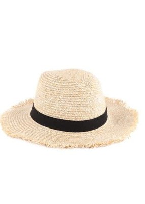 Queens Ivory Fringe Brim Panama Hat