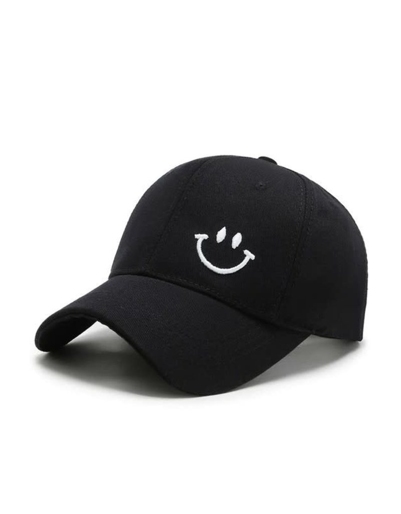 Miss Sparkling Miss Sparkling Smiley Embroidered Baseball Cap