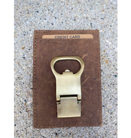 Cli Leather Wallet w/ Bottle Opener