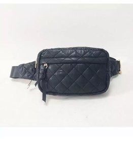 Peace Love Fashion Quilted Fanny Pack