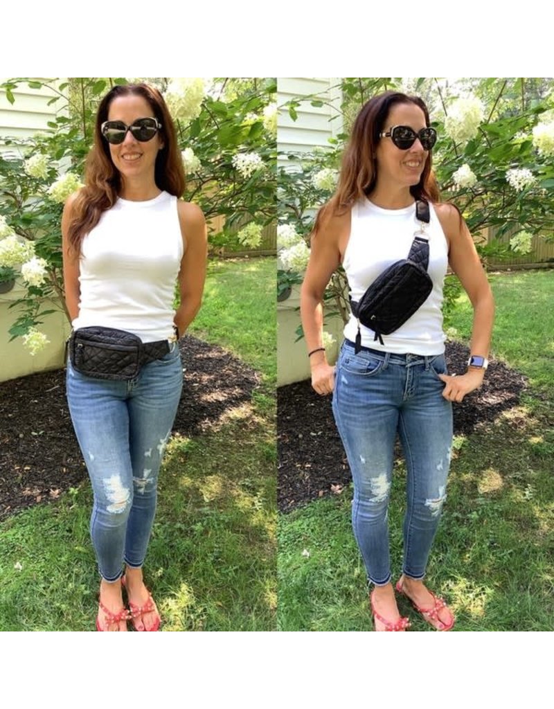 Peace Love Fashion Peace Love Fashion Quilted Fanny Pack