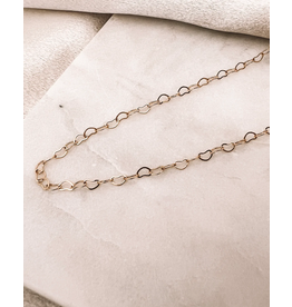 Beljoy Dainty Necklace Collection II Heart Chain
