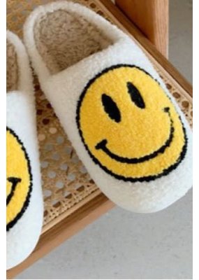 Miss Sparkling Smiley Face Slippers
