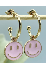 Spotlight Jewelry Spotlight Jewelry Happy Smiley Face Hoop Earring