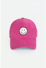 David and Young David and Young "Smiley Face" Patch Corduroy Baseball Cap