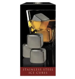 Cork Pops Inc. Stainless Steel Cubes- Set of 4
