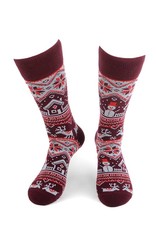 Selini Selini Men's Novelty Sock Winter Pattern