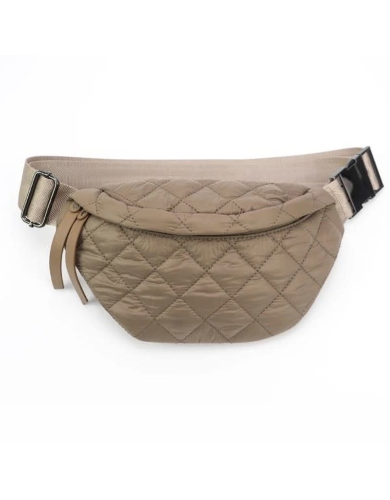 Peace Love Fashion Peace Love Fashion Quilted Puffer Fanny Pack