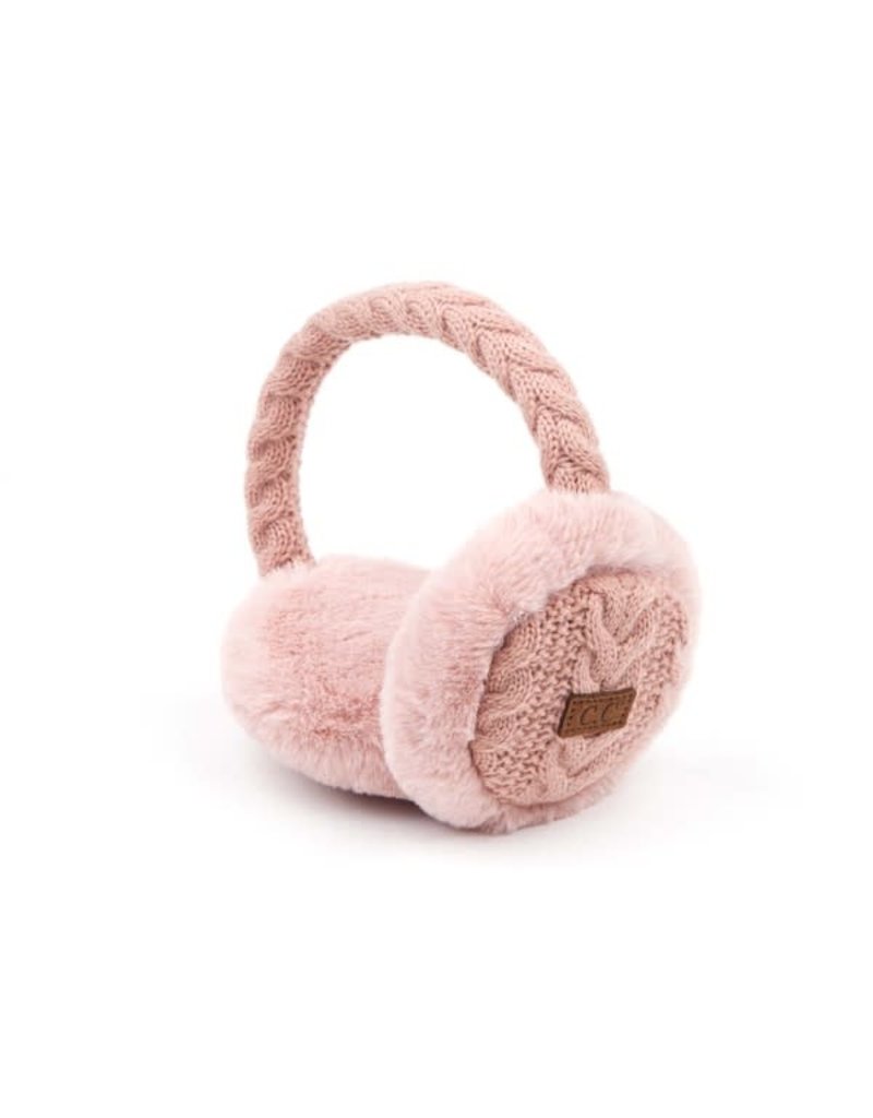 Truly Contagious Truly Contagious Cable Knit Earmuffs