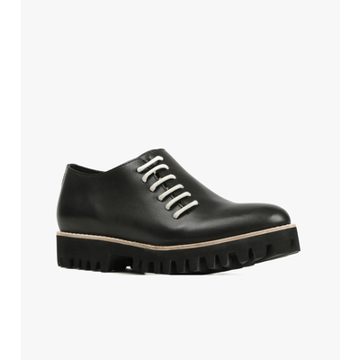 All Black Side Cord Sneaker