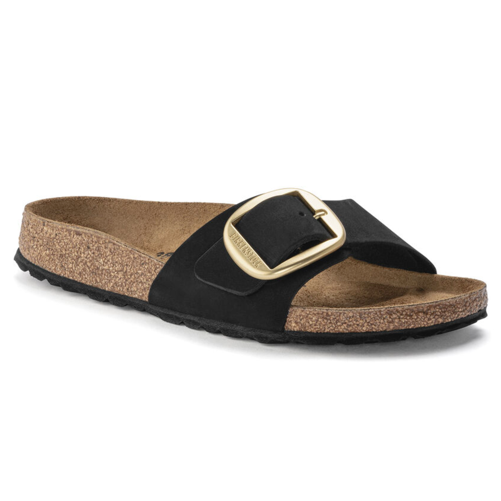 Birkenstock Birkenstock Madrid Big Buckle Nubuck Leather Sandal