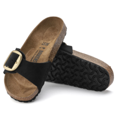 Birkenstock Birkenstock Madrid Big Buckle Nubuck Leather Sandal