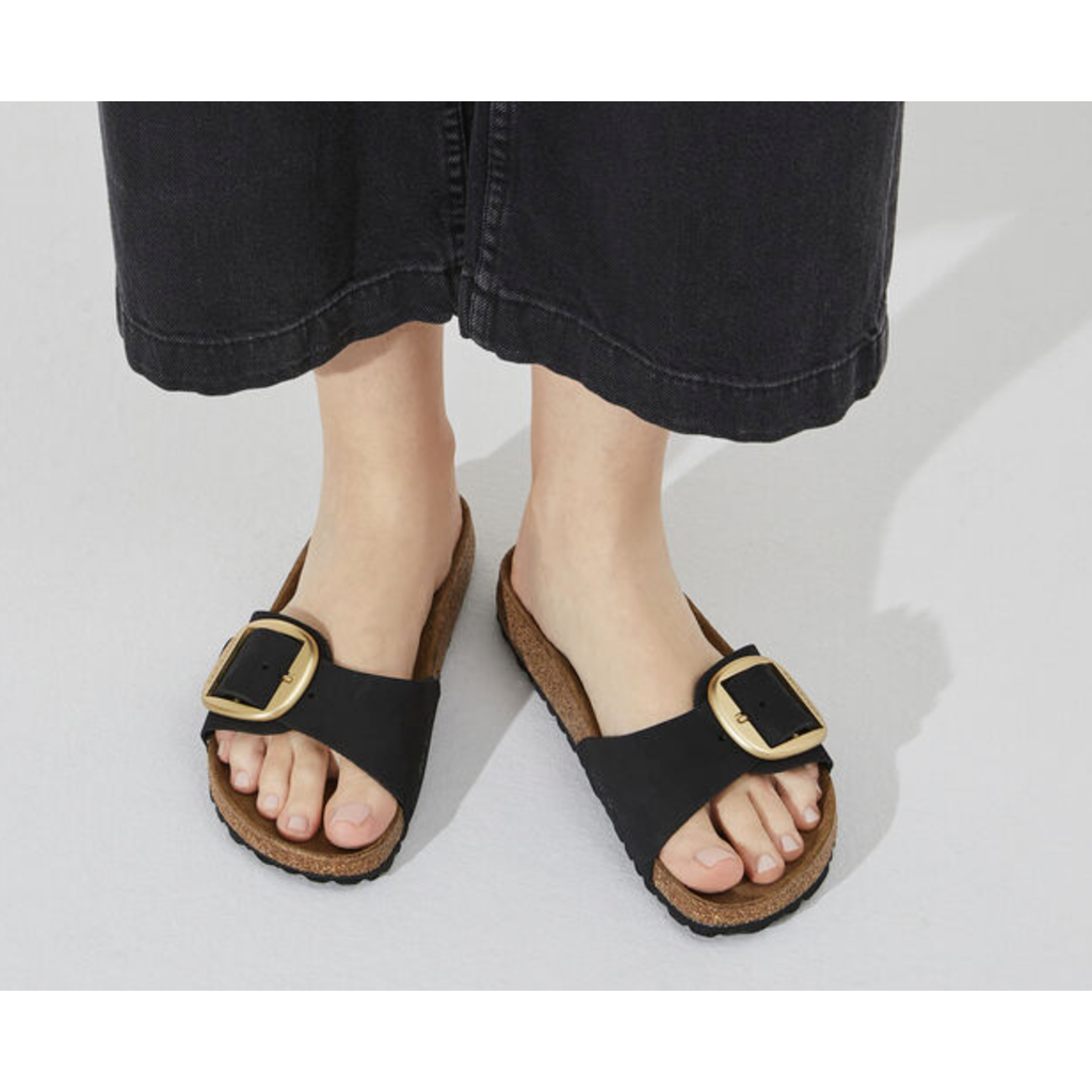Birkenstock Birkenstock Madrid Big Buckle Nubuck Leather Sandal