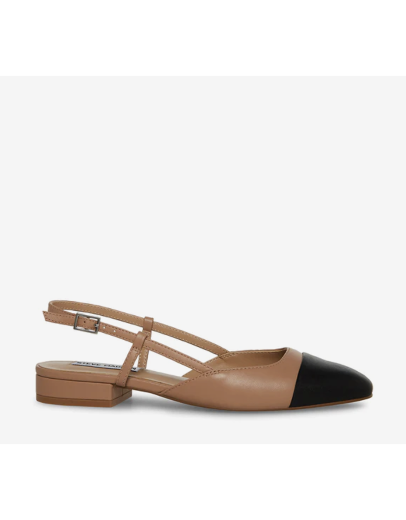 BELINDA Tan Leather Slingback Flat