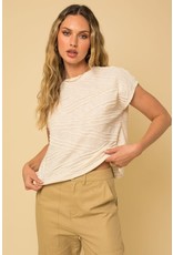 Gilli Gilli Short Sleeved Textured Top