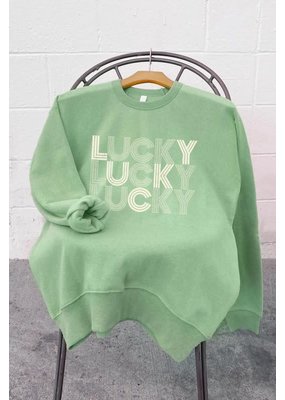 Honestee Lucky St. Patrick's Day Crewneck Sweatshirt