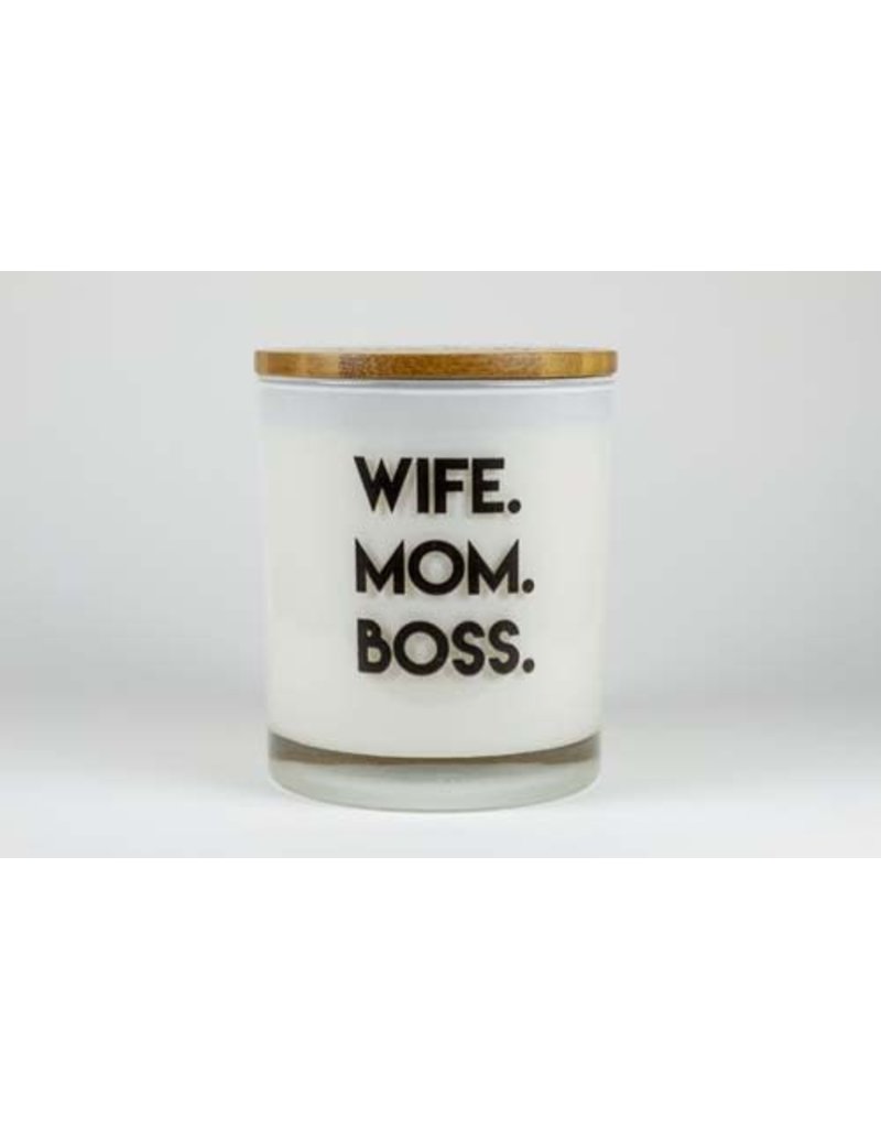 Unplug Soy Candles Unplug Soy Candles Wife Mom Boss Candle FAM-WMB Sea Salt