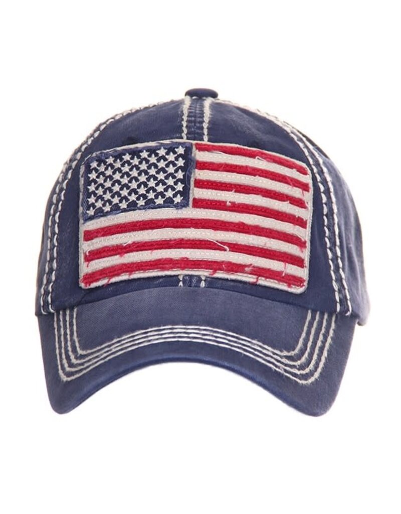 Hana Hana Americana Flag Vintage Baseball Cap