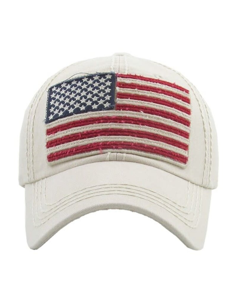 Hana Hana Americana Flag Vintage Baseball Cap