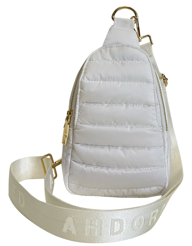 Ahdorned Eliza Quilted Puffy Sling Bag Bootery Boutique